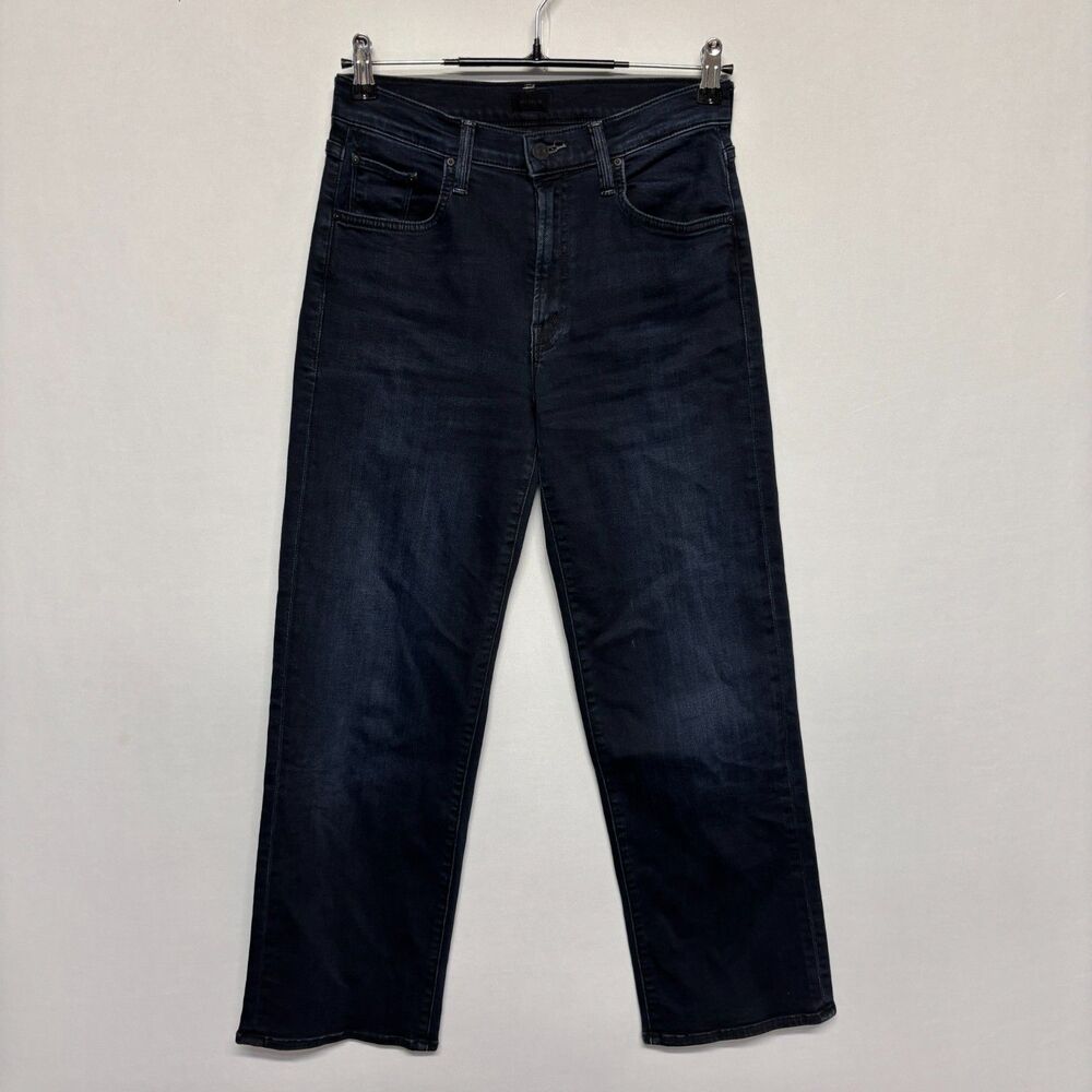 Mother Women Mid Rise Rambler Zip Ankle Jeans Size 26 Blue Denim C139 -28